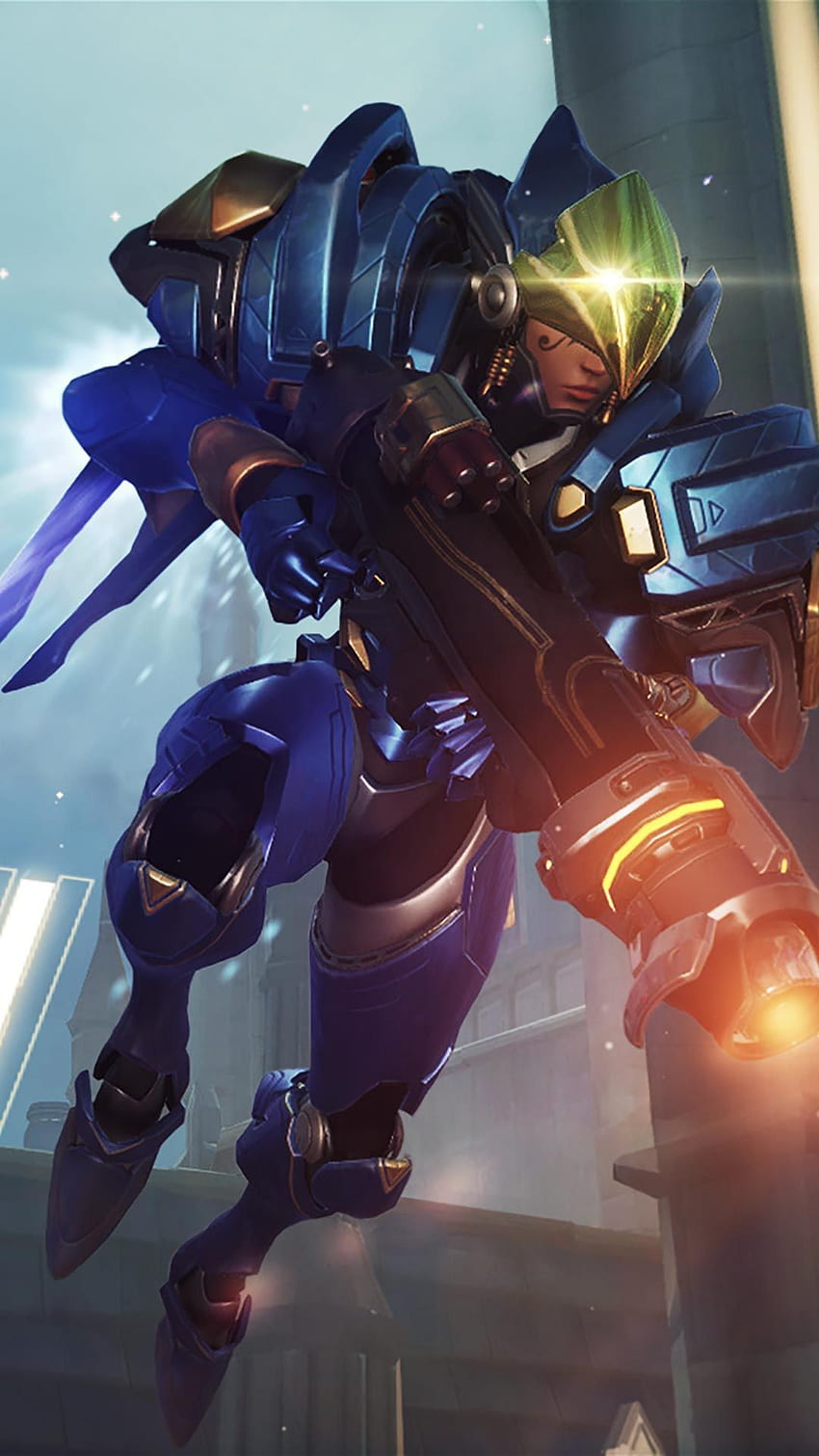 Pharah Rocket Launcher android, iphone , mobile backgrounds HD phone wallpaper