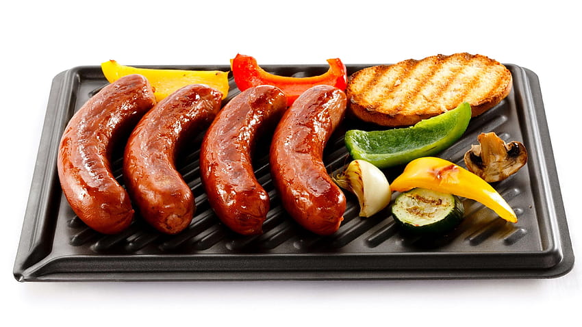 3840x2160 Sausage, Meat, Roast, Pan Ultra HD wallpaper