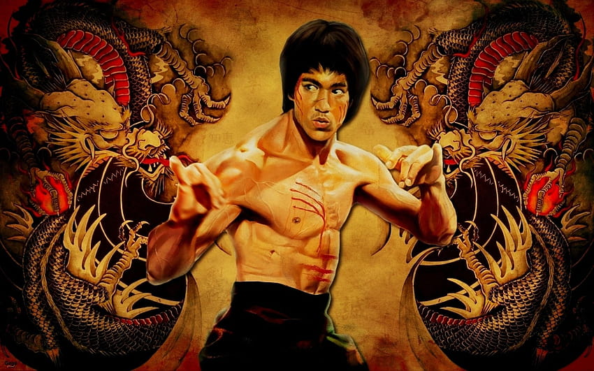 Bruce Lee Dragon, film di arti marziali Sfondo HD