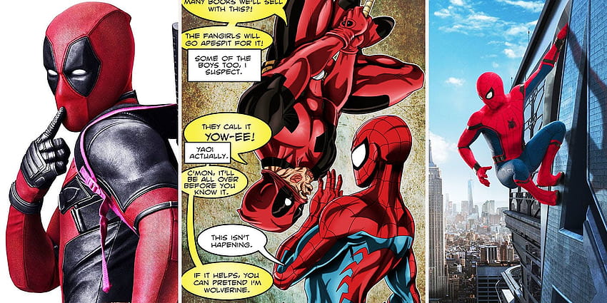 Deadpool And Spiderman Funny Comics, spider man meme HD wallpaper | Pxfuel