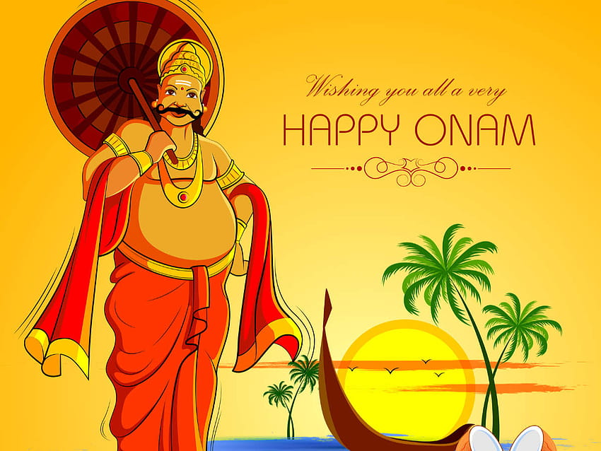 Onam Wishes, Messages & Quotes: Happy Onam 2019 messages, wishes, status, quotes and thoughts to share on Kerala's harvest festival, onam maveli HD wallpaper
