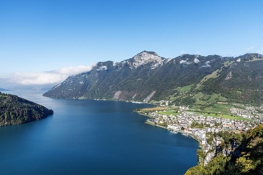 Lake Lucerne Region Switzerland for laptop HD wallpaper