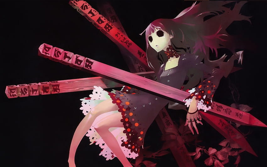 Scary Anime New Tab Theme, anime girl scared HD wallpaper