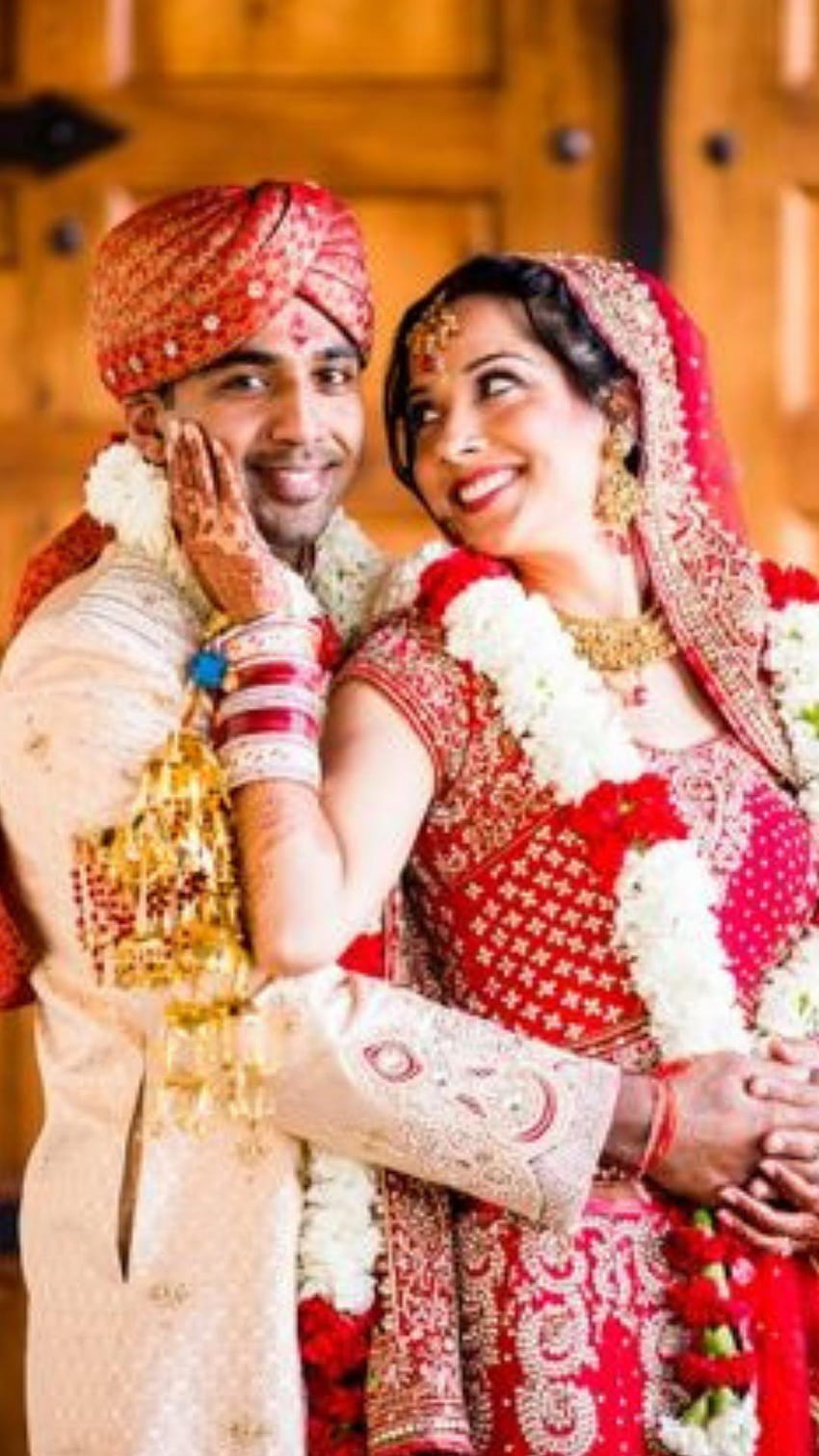 Casal de casamento indiano grafia para Android, noiva de casal indiano Papel de parede de celular HD