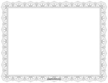 Certificate Border Clipart