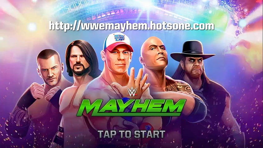 WWE Mayhem Hack No Survey 10000 złota przez 48 godzin Tapeta HD