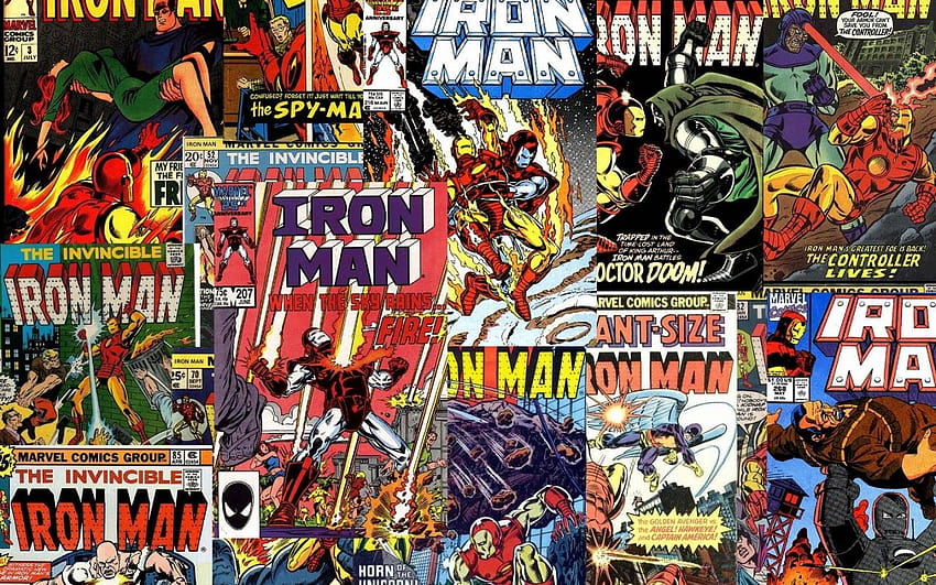 Vintage Comics Iron Man 1600x1200 Pełny, vintage spider-man Tapeta HD