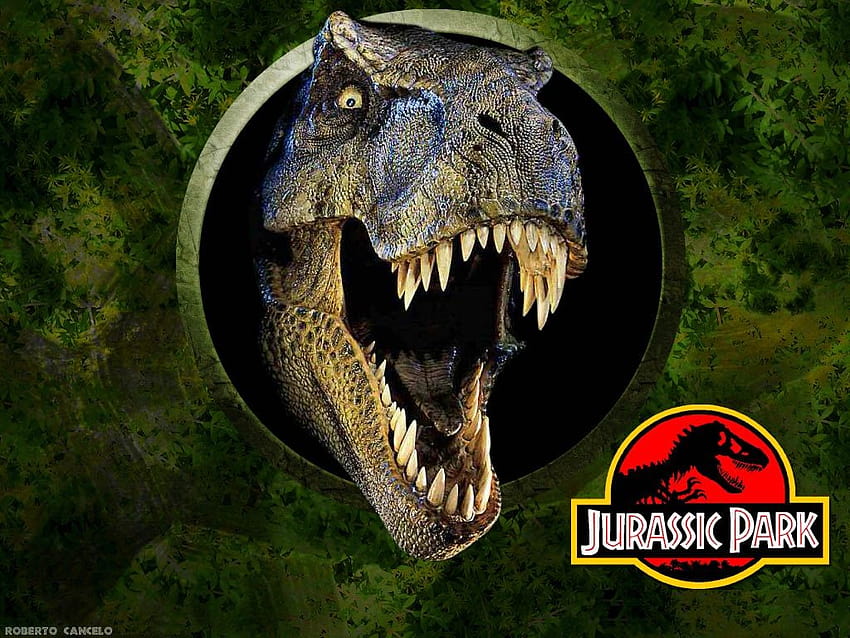 Cartaz do filme Jurassic Park em alta resolução, série de filmes Jurassic Park papel de parede HD