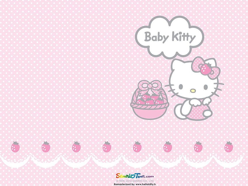Babyhintergrund Hallo Kitty HD-Hintergrundbild
