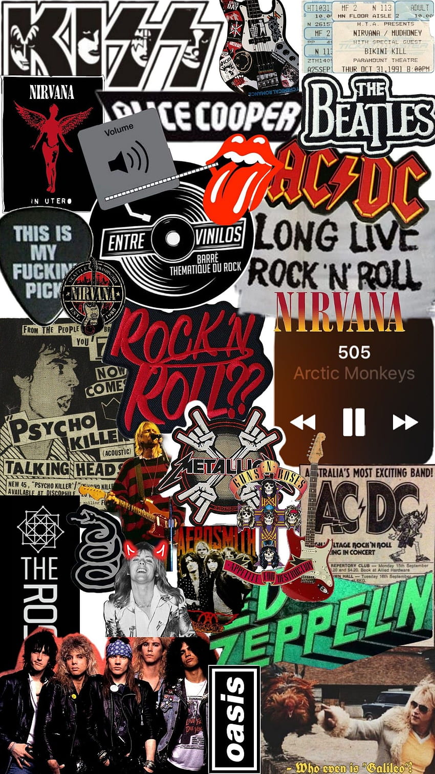 Rock Poster, rock artists HD phone wallpaper
