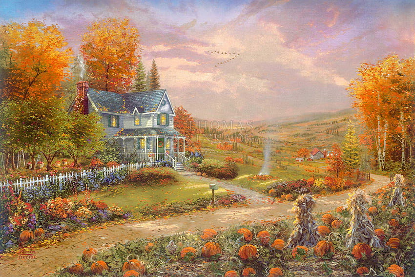 Autumn at Apple Hill – Limited Edition Canvas HD wallpaper