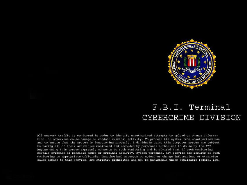 FBI Terminal Cybercrime Division [1024x768] for your , Mobile & Tablet HD wallpaper