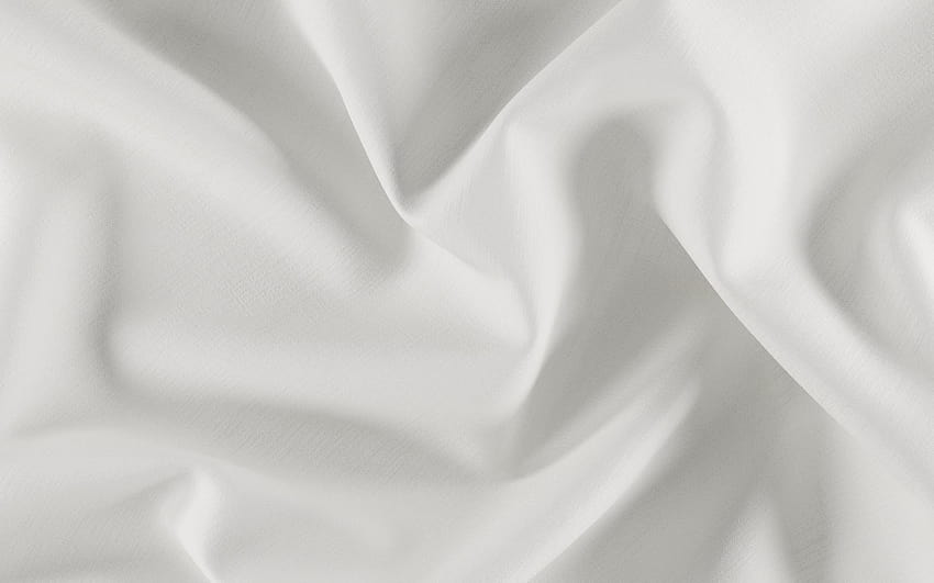 texture de soie blanche, texture de tissu blanc, fond de tissu de vague de soie, texture de soie avec résolution 2880x1800. Haute qualité, soie blanche Fond d'écran HD