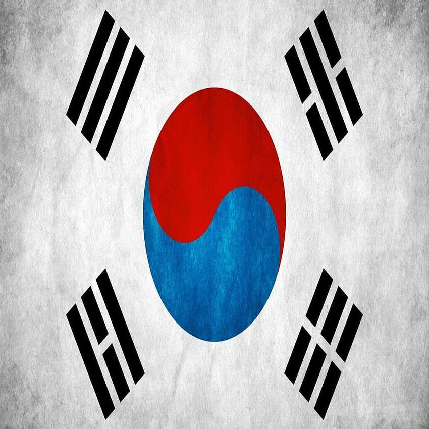 Южна Корея, знаме на Корея HD тапет за телефон