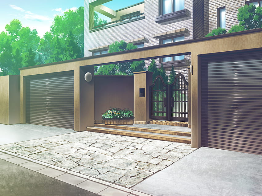 Anime Landscape: House, anime house bedroom HD wallpaper