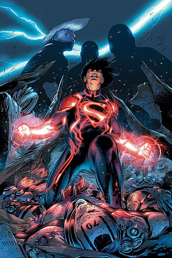 Superboy Logo background by KalEl7 on deviantART | Superman wallpaper logo,  Superman artwork, Superman wallpaper