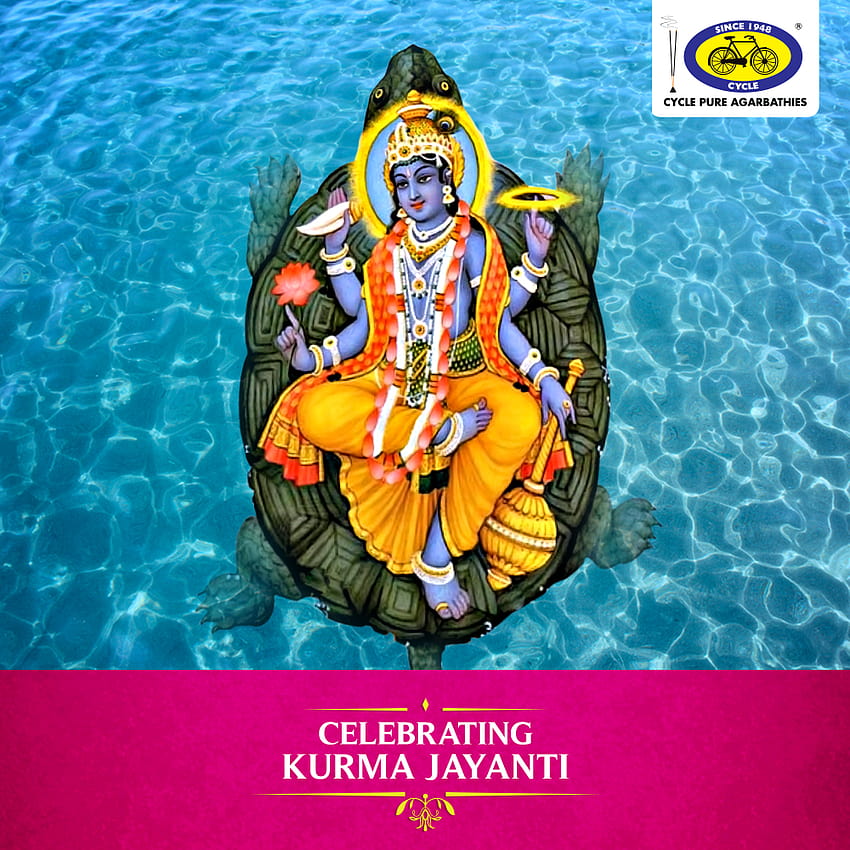 Kurma Jayanti, celebrado en honor de Lord Kurma, el segundo avatar de Lord Vishnu. Se celebra cada año en el… fondo de pantalla del teléfono