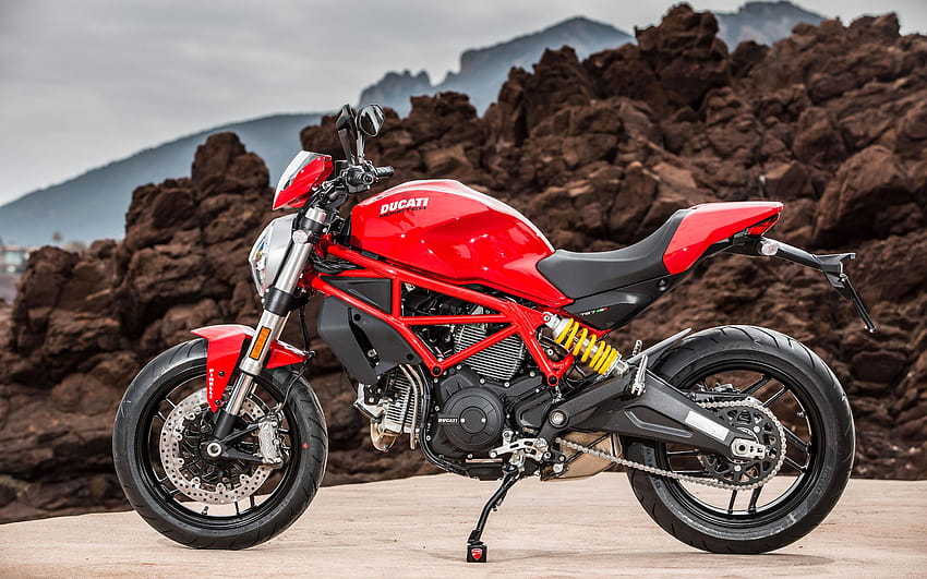Ducati Monster 797, motos sportives, vélos 2017, nouveau Monster 797, motos italiennes, Ducati avec résolution 2880x1800. Haute qualité Fond d'écran HD