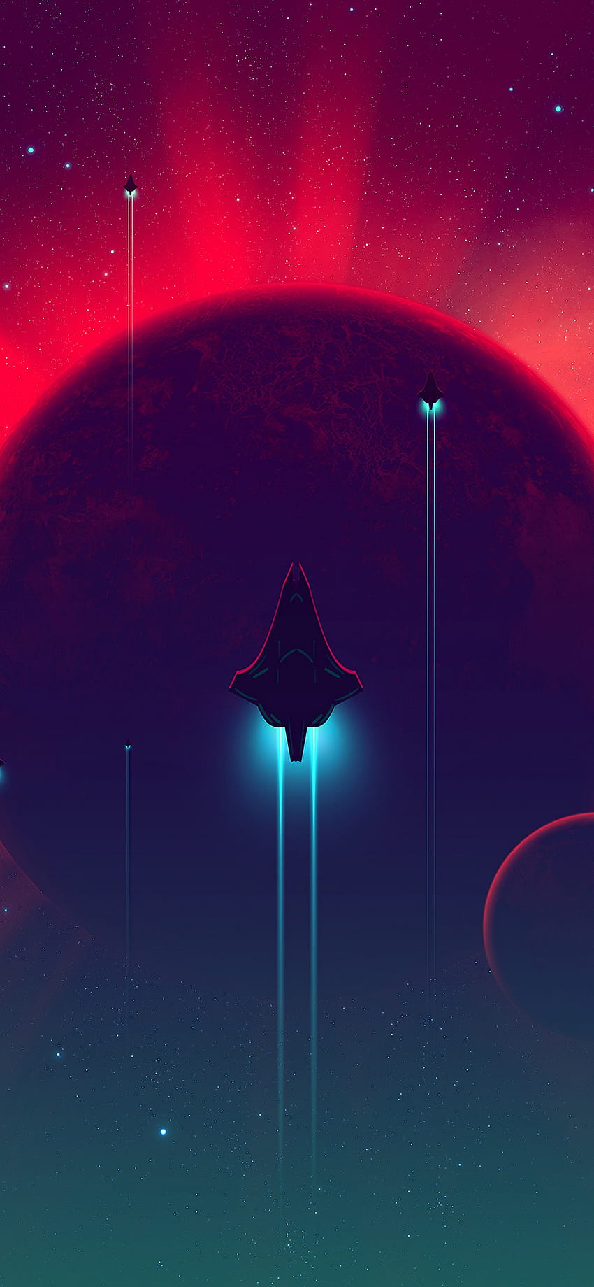 Spaceship Minimalist Sci, sci fi iphone HD phone wallpaper