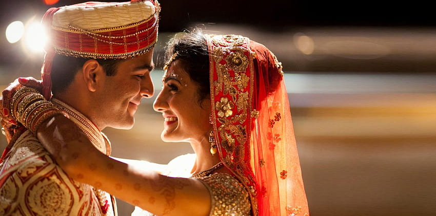 Pareja de novios indios, matrimonio indio fondo de pantalla | Pxfuel