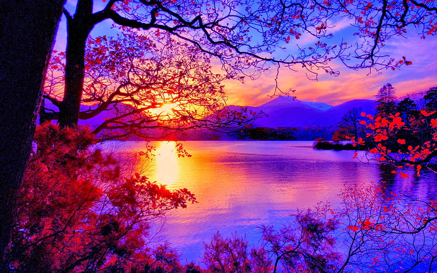 Wschód słońca najpiękniejsze miejsca na świecie, ładne miejsca Tapeta HD