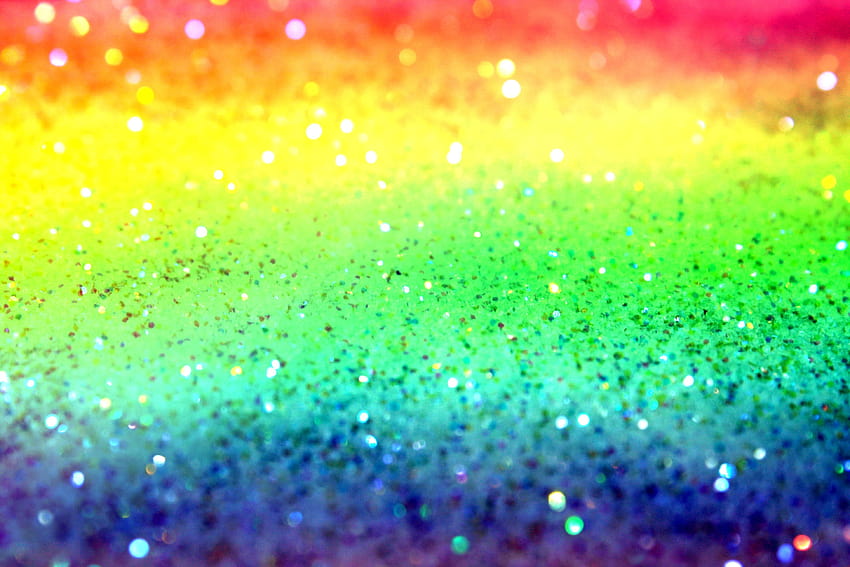 Rainbow Glitter on Dog, summer glitter HD wallpaper
