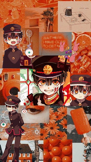 Anime Girl Aesthetic Orange Wallpaper  Anime Wallpapers iPhone