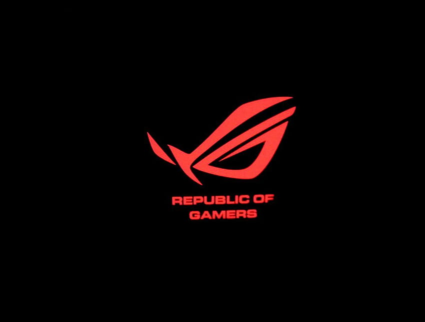 Asus Red Rog Logo, asus rog logo HD wallpaper