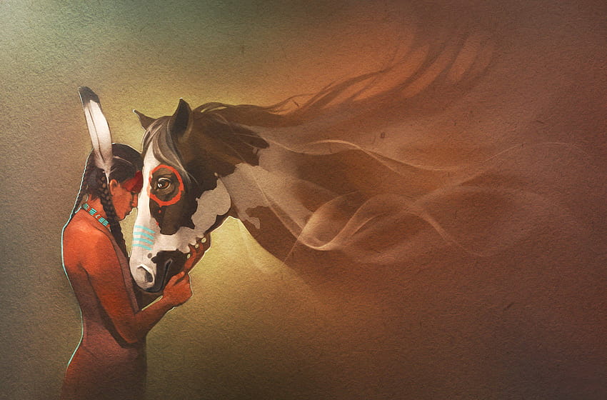 Cool on Inspiração, horse art HD wallpaper