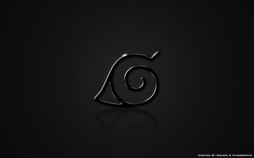 Símbolo de la Aldea de la Hoja de Naruto fondo de pantalla