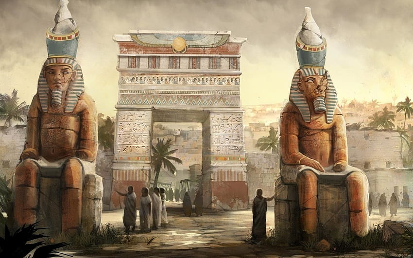 Faraone egiziano, antiche donne egiziane Sfondo HD