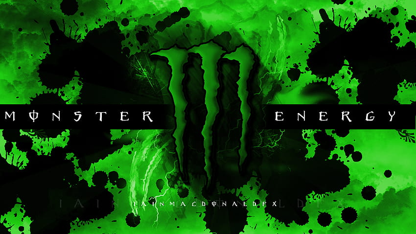 Monster Energy para computadora, energía monstruosa fondo de pantalla