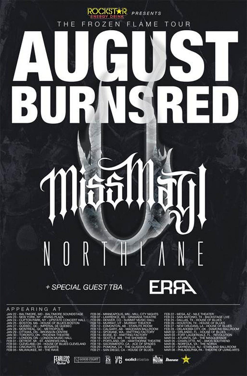August Burns Red announces headlining tour with Miss May I support HD phone wallpaper