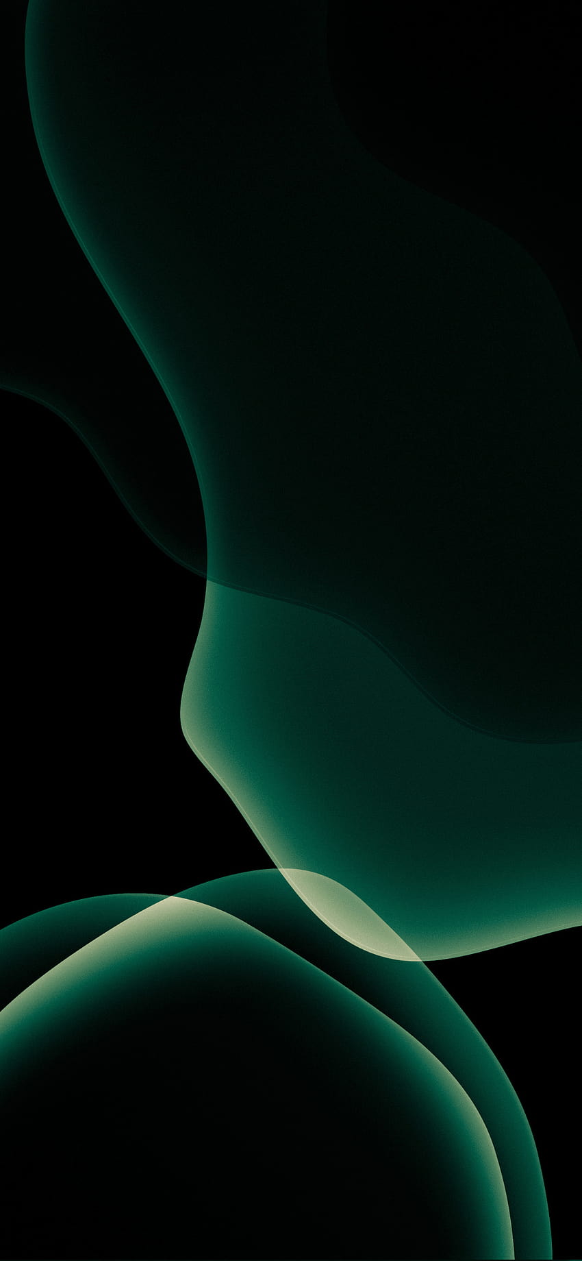 Midnight Green, iPhone 11 pro max Tapeta na telefon HD
