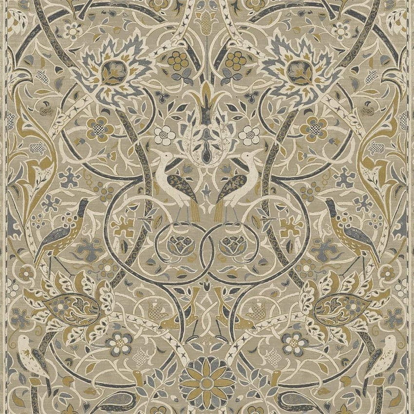 Bullerswood oleh Morris & Co, seni simetris wallpaper ponsel HD