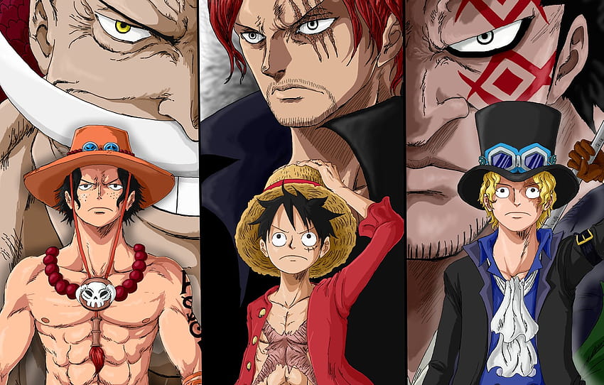 Sake, One Piece, pirate, hat, anime, captain, asian, Shanks, manga ...