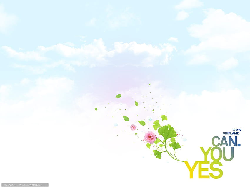 yes you can, yes you can, logo, oriflame HD wallpaper