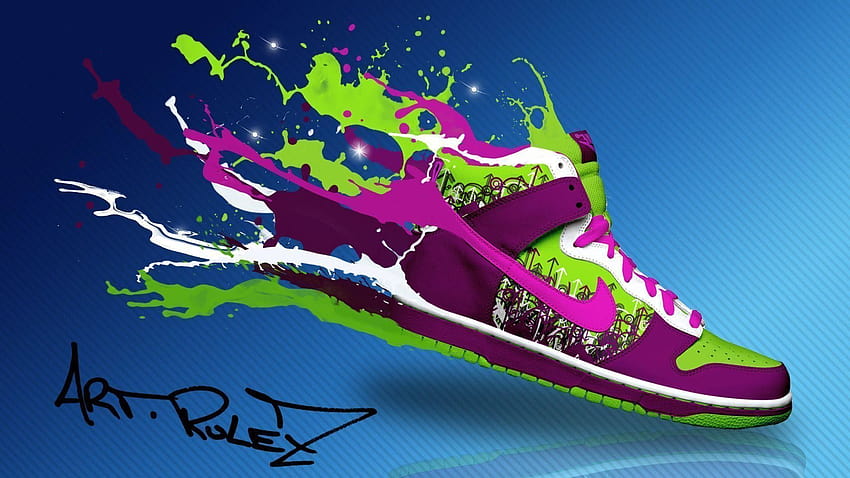 Tênis Nike, sapatos legais papel de parede HD