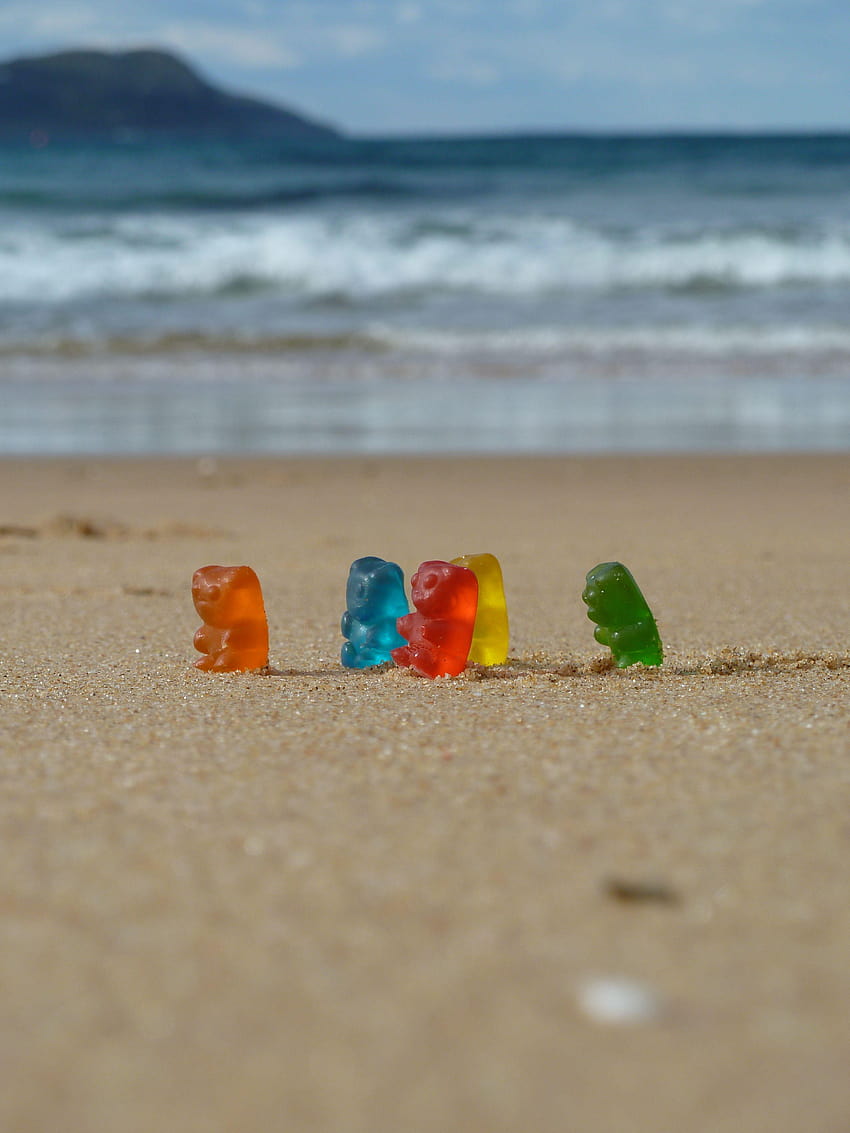 Gummi Bears go walking, blue gummy bears HD phone wallpaper