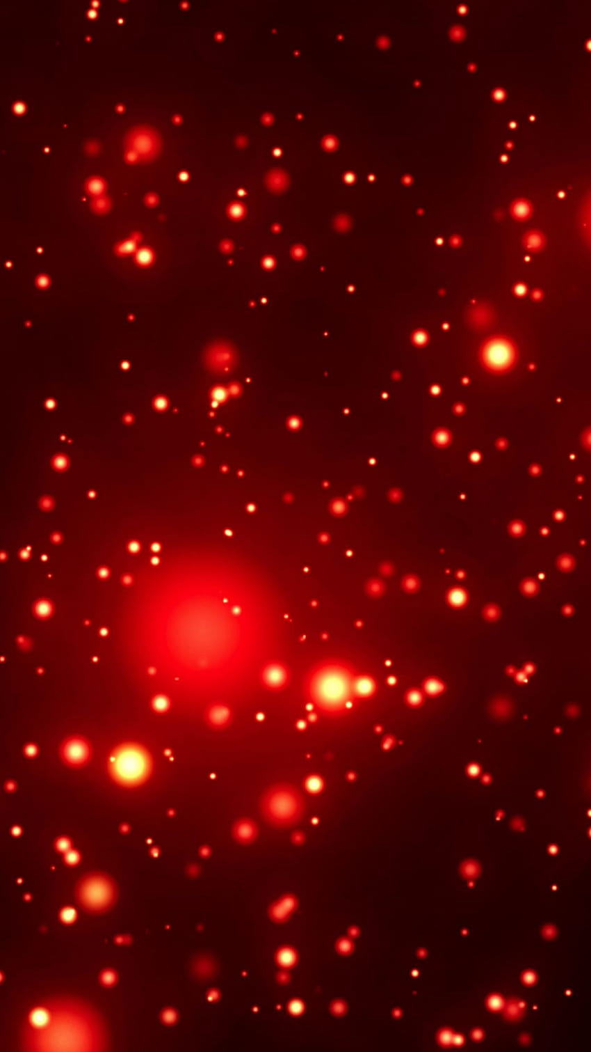 Czerwona cząsteczka, cząsteczki ognia Tapeta na telefon HD