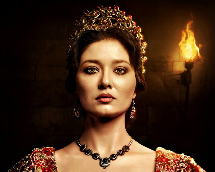 6120445 / sultan, nurgul yesilcay, woman, kosem, actress, tv series, turkish, jewel, tiara, turkish girl HD wallpaper
