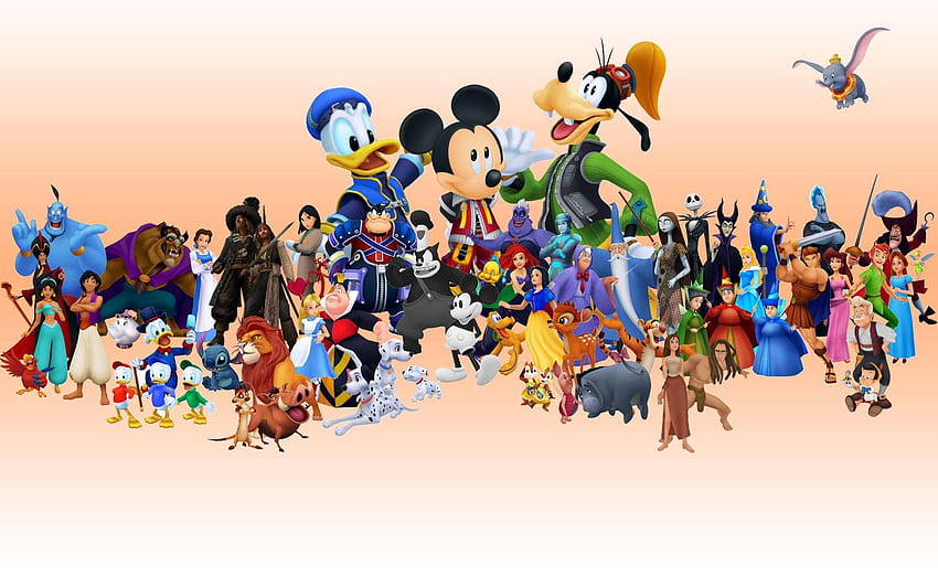 Walt Disney Characters of Cartoon, disney cartoons HD wallpaper