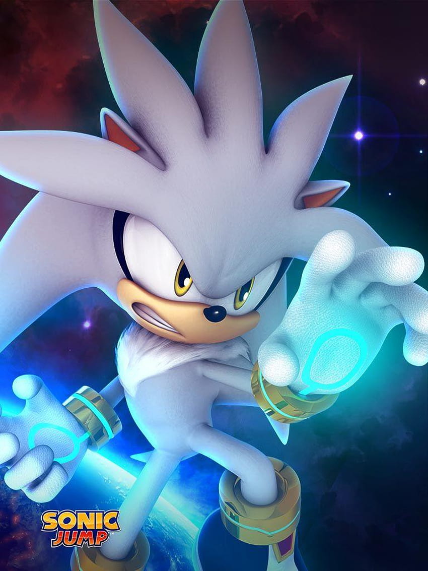 Sonic Jump, silver the hedgehog HD phone wallpaper