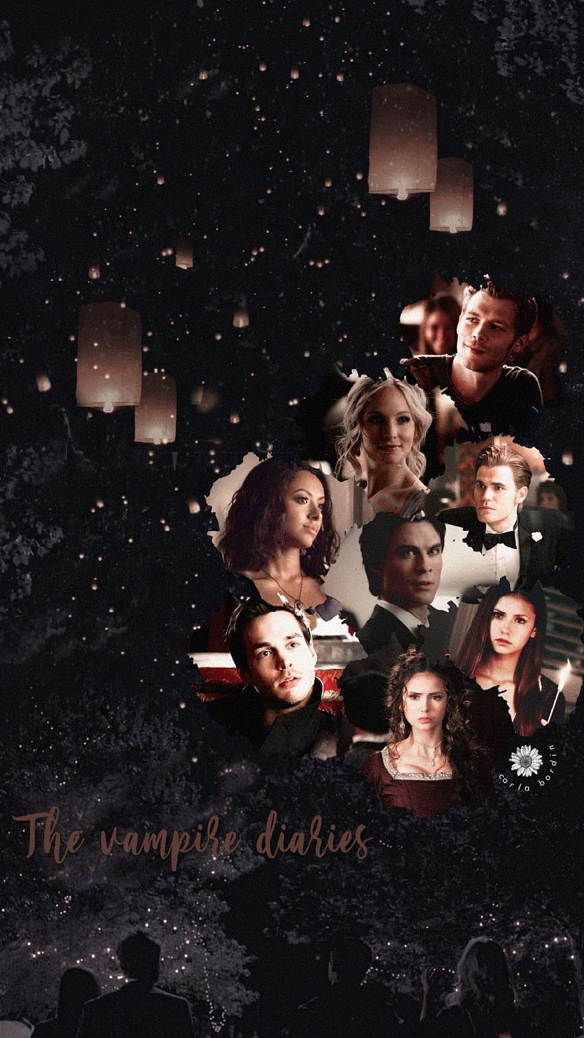 The Vampire Diaries nel 2020, damon e klaus Sfondo del telefono HD