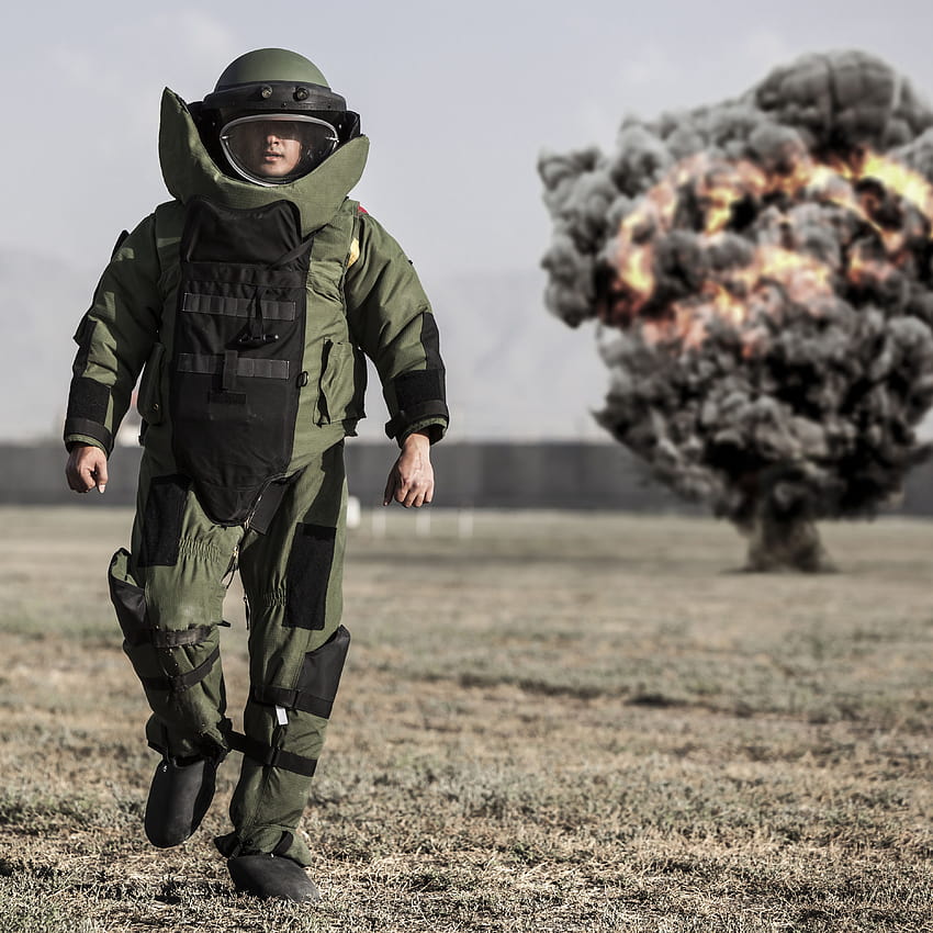 Kampfmittelbeseitigung – EOD, Techniker des Bombenkommandos HD-Handy-Hintergrundbild