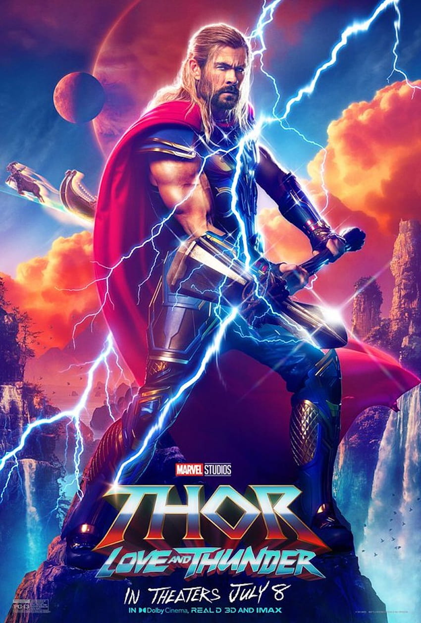 Marvel lanza nuevos pósters de personajes para Thor: Love and Thunder, película de thor love and thunder fondo de pantalla del teléfono