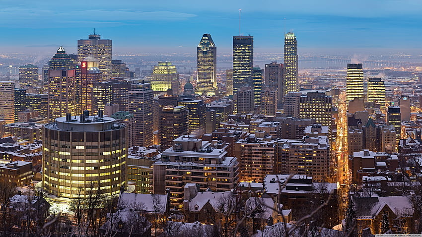 Montreal Skyline HD wallpaper