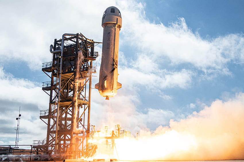 Blue Origin ma na celu wystrzelenie pierwszych pasażerów w kosmos już w kwietniu, Jeff Bezos Blue Origin Tapeta HD