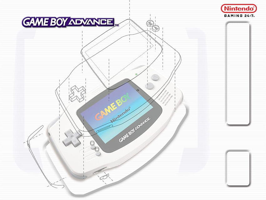 Gameboy Gameboy Advance and backgrounds, gba HD wallpaper