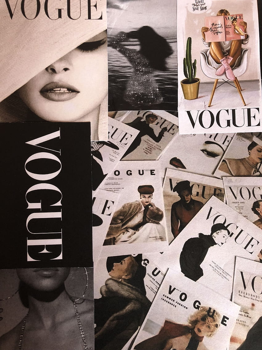 Vogue backgrounds, aesthetic vogue HD phone wallpaper